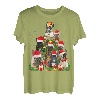 Frenchie Französische Bulldogge Weihnachtsbaum T-Shirt