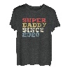 Herren Super Daddy since 2020 Papa Vater Vatertag Retro T-Shirt