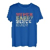 Herren Super Daddy since 2020 Papa Vater Vatertag Retro T-Shirt