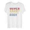 Herren Super Daddy since 2020 Papa Vater Vatertag Retro T-Shirt