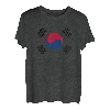 Südkorea-Flagge mit südkoreanischen Vintage-Farben T-Shirt