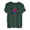 Südkorea-Flagge mit südkoreanischen Vintage-Farben T-Shirt