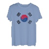 Südkorea-Flagge mit südkoreanischen Vintage-Farben T-Shirt