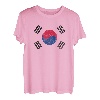 Südkorea-Flagge mit südkoreanischen Vintage-Farben T-Shirt