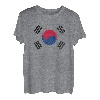 Südkorea-Flagge mit südkoreanischen Vintage-Farben T-Shirt