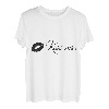 Kiss me T-Shirt Lippen Mund Herren Shirt Damen Küss mich T-Shirt