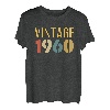 Vintage 1960 63. Geburtstag 63 Jahre Geburtstag Mann Frau T-Shirt