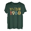 Vintage 1960 63. Geburtstag 63 Jahre Geburtstag Mann Frau T-Shirt