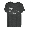 Herren Papa Vater Wörterbuch Aussprache Lustiges Vatertag T-Shirt