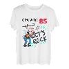 Herren Opa Wird 85 Geburtstag Überraschung Cartoon Rocker Motiv T-Shirt