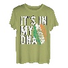 Funny it's in my DNA Irland Flagge Fingerabdruck T-Shirt