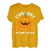 Halloween Jungen Mädchen Kinder coolster Kürbis im Patch T-Shirt
