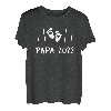 Papa 2022 Herzschlag - Das Daddy Vater T-Shirt