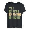 Herren Papa Mythos Legende Geschenkidee Vater Geburtstag Geschenk T-Shirt