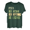 Herren Papa Mythos Legende Geschenkidee Vater Geburtstag Geschenk T-Shirt