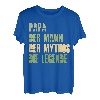 Herren Papa Mythos Legende Geschenkidee Vater Geburtstag Geschenk T-Shirt