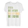 Herren Papa Mythos Legende Geschenkidee Vater Geburtstag Geschenk T-Shirt