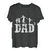 Herren Vater von 3 Drillingen wird Vater dreifacher Kinder T-Shirt