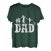 Herren Vater von 3 Drillingen wird Vater dreifacher Kinder T-Shirt