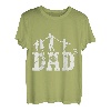 Herren Vater von 3 Drillingen wird Vater dreifacher Kinder T-Shirt