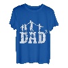 Herren Vater von 3 Drillingen wird Vater dreifacher Kinder T-Shirt