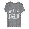 Herren Vater von 3 Drillingen wird Vater dreifacher Kinder T-Shirt