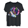Bernhardiner Pop Art Porträt Bunte Kunst für Hundebesitzer T-Shirt