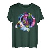 Bernhardiner Pop Art Porträt Bunte Kunst für Hundebesitzer T-Shirt