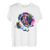 Bernhardiner Pop Art Porträt Bunte Kunst für Hundebesitzer T-Shirt