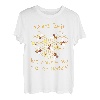 Imker Imkerin Geschenk Bienenmotiv Honigwabe Blumen T-Shirt