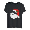Weihnachtsmann Mütze Sonnenbrille Weihnachtsoutfit Nikolaus T-Shirt