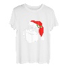 Weihnachtsmann Mütze Sonnenbrille Weihnachtsoutfit Nikolaus T-Shirt