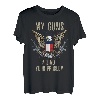 Meine Waffen sind nicht dein Problem AR15 American Flag Pro 2A T-Shirt