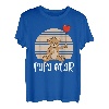 Papa Bear Teddybär Herzballon T-Shirt