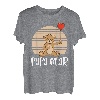 Papa Bear Teddybär Herzballon T-Shirt
