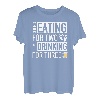 Sie isst für zwei Ich trinke für drei - Dad To Be T-Shirt