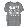 Sie isst für zwei Ich trinke für drei - Dad To Be T-Shirt