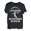 Basketball Legenden sind im November geboren Geburtstag T-Shirt
