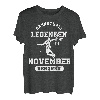 Basketball Legenden sind im November geboren Geburtstag T-Shirt