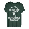 Basketball Legenden sind im November geboren Geburtstag T-Shirt