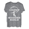 Basketball Legenden sind im November geboren Geburtstag T-Shirt