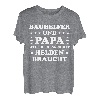 Herren Bauhelfer Spruch Papa Bauhandwerk Beruf Baustelle Bauhelfer T-Shirt