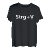 Strg V Vater Sohn Muter Tochter Familie Copy Paste Computer T-Shirt