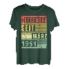 Legendär seit März 1951 71. Geburtstag Vintage T-Shirt