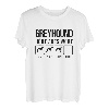 Greyhound - Hört aufs Wort, Windhund, lustiges Greyhound T-Shirt