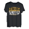 Warning May Contain Alkohol Drunk Beer Lustiges Design T-Shirt