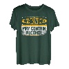 Warning May Contain Alkohol Drunk Beer Lustiges Design T-Shirt