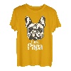 Herren French Bulldog Papa- Frenchie - Französische Bulldoge T-Shirt