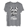Herren French Bulldog Papa- Frenchie - Französische Bulldoge T-Shirt