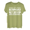 Bernhard Name Lustiger Spruch Shirt Vorname Geschenk